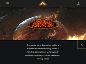 'ascension.gg' screenshot