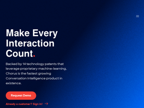 'chorus.ai' screenshot