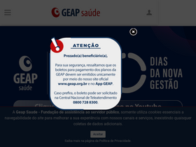 'geap.com.br' screenshot