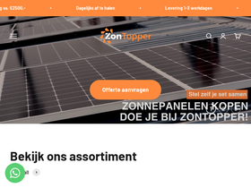 zontopper.nl homepage screenshot