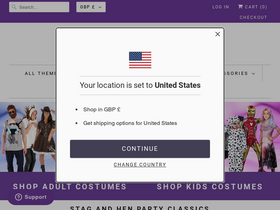 'fancydress.com' screenshot