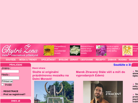 'chytrazena.cz' screenshot