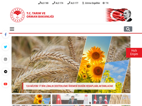 'tarim.gov.tr' screenshot