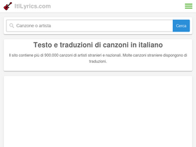 'itllyrics.com' screenshot