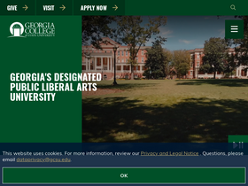 'gcsu.edu' screenshot