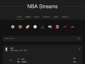 nbastreams100 Traffic Analytics Ranking Audience October 2024 Similarweb