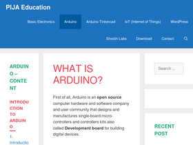 'pijaeducation.com' screenshot