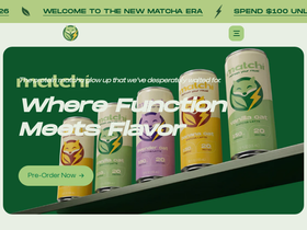 drinkmatchi.com homepage screenshot
