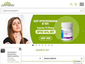 'alldaychemist.com' screenshot
