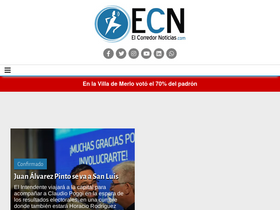 'elcorredornoticias.com' screenshot