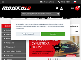 'mojekolo.cz' screenshot