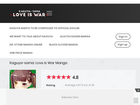 'kaguya-sama.net' screenshot