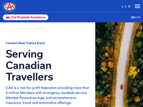 'caa.ca' screenshot