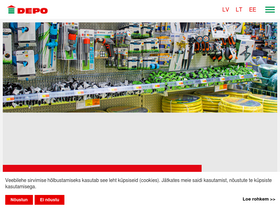 'depo.ee' screenshot