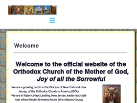 'churchmotherofgod.org' screenshot