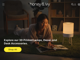 honeyandivy.com homepage screenshot
