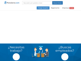 'postularse.com' screenshot