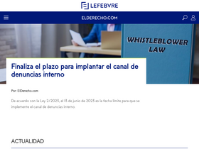 'elderecho.com' screenshot