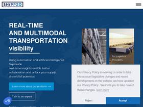 'shippeo.com' screenshot