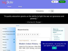 'big-slate.com' screenshot