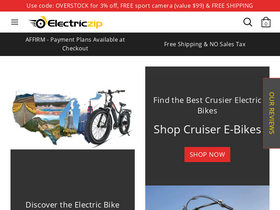 electriczip.com homepage screenshot
