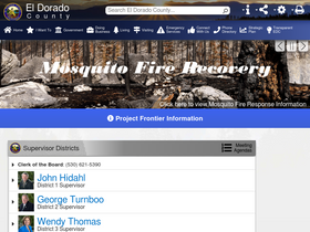 'edcgov.us' screenshot