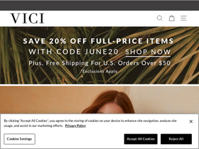 'vicicollection.com' screenshot