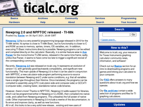 'ticalc.org' screenshot