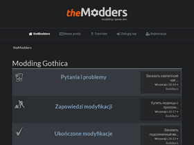 'themodders.org' screenshot