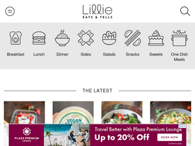'lillieeatsandtells.com' screenshot