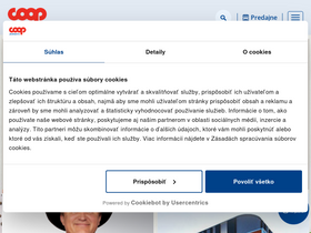 'coop.sk' screenshot