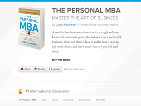 'personalmba.com' screenshot