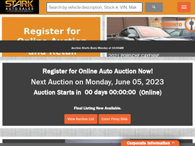 'starkautosales.com' screenshot
