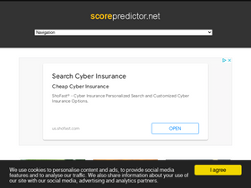 'scorepredictor.net' screenshot