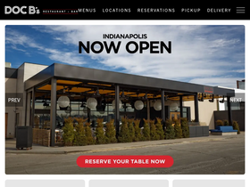 'docbsrestaurant.com' screenshot