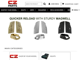'cz-parts.com' screenshot