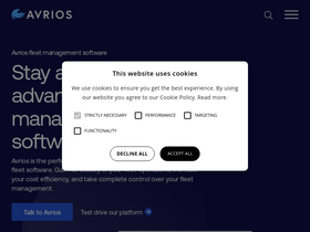 'avrios.com' screenshot