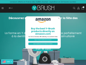 'y-brush.com' screenshot