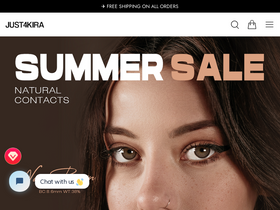 'just4kira.com' screenshot