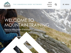 'mountain-training.org' screenshot
