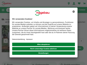 'hagebau.at' screenshot