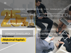 'kapitalbank.uz' screenshot