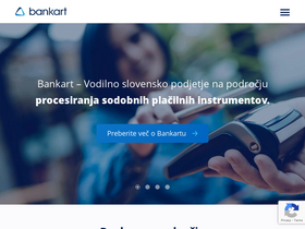 'bankart.si' screenshot