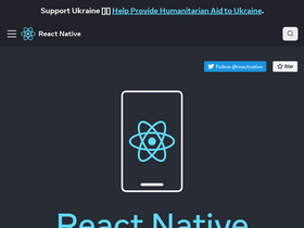 'reactnative.dev' screenshot