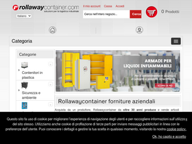 'rollawaycontainer.it' screenshot