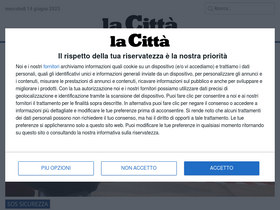 'lacittadisalerno.it' screenshot