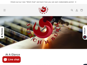 stitchnburn.net homepage screenshot
