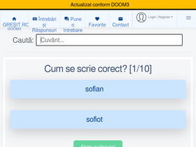 'gresit.ro' screenshot