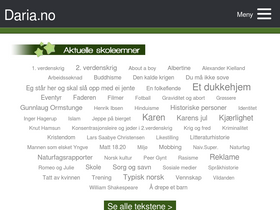 'daria.no' screenshot