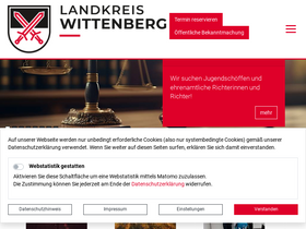 'landkreis-wittenberg.de' screenshot